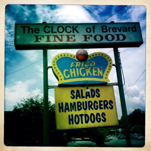 The Clock of Brevard in 2014, before it closed down.